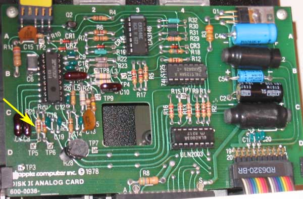 original disk 2 analog board