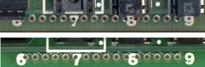 keyboard solder connection