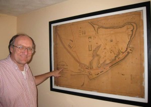 City Point Map Framed