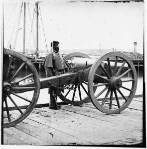 Napoleon on the ordnance wharf at City Point