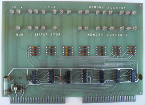 Scelbi front panel board