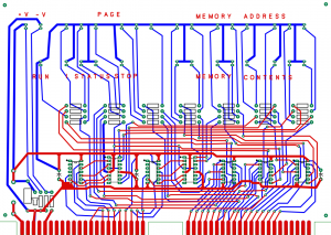 SCELBI Front Panel PCB