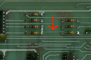 +5 volt wire on DBB board