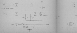 SCELBI TTY Receiver Circuit