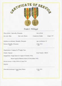 grandpa Willegal's Certificate of Service