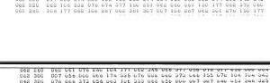 MEA listing with missing line
