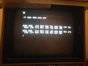 MEA dump memory command - Apple IIe used as TTY emulator connected to reproduction SCELBI 8B