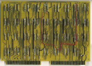 SCELBI OSCOPE DIGITAL PCB - back - with rework