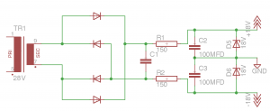 SCELBI Scope power supply