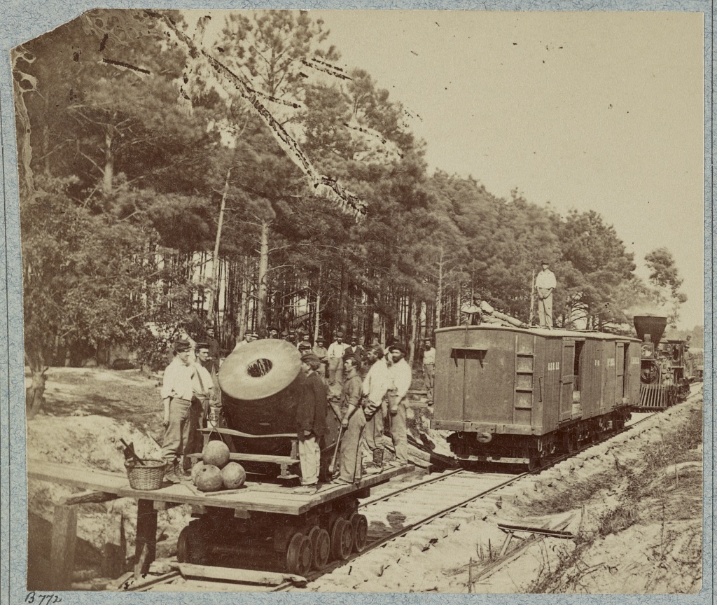 The Mortar Dictator in front of Petersburg