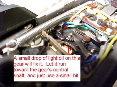 lubrication for mirror firing gear