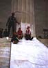 sliding on the Lincoln memorial