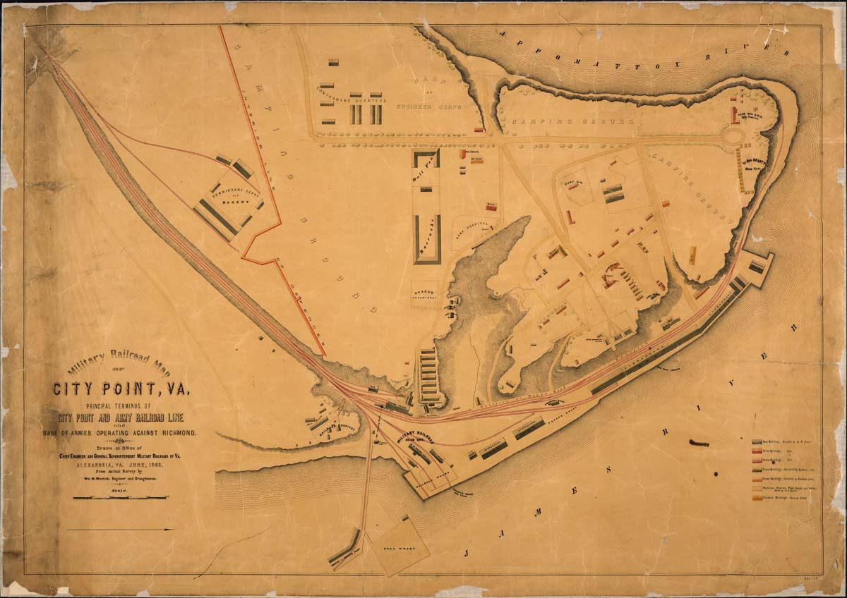 City Point Depot Map