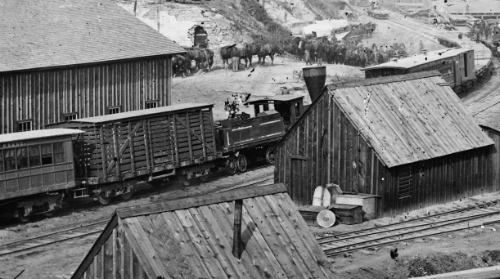 Passenger cars at City Point